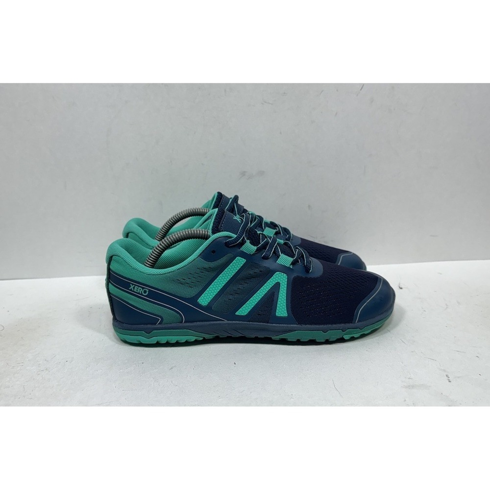 Xero Shoes HFS II Womens 6 Blue Green Barefoot Minimalist Athletic Gym Sneaker